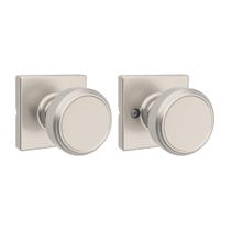 Maçaneta de porta Kwikset Maven Interior Passage Square Satin Nickel