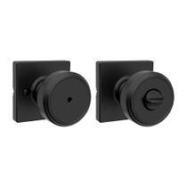 Maçaneta de porta Kwikset Maven Interior Privacy Square Matte Black