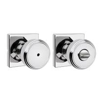Maçaneta de porta Kwikset Maven Interior Privacy Square Polido Cromo
