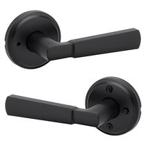 Maçaneta de porta Kwikset Perth Matte Black Privacy Lock Maçaneta de porta Kwikset Perth Matte Black Privacy Lock