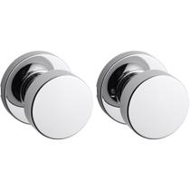 Maçaneta de porta Kwikset Pismo, cromo polido, sem travamento Maçaneta de porta Kwikset Pismo, cromo polido, sem travamento