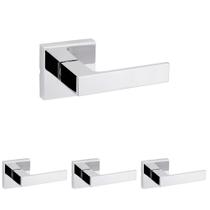 Maçaneta de porta Kwikset Singapore Interior Passage em cromo polido Maçaneta de porta Kwikset Singapore Interior Passage em cromo polido