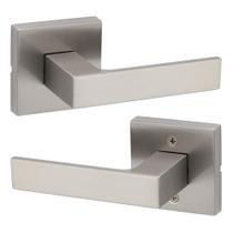 Maçaneta de porta Kwikset Singapore Interior Passage Satin Nickel Maçaneta de porta Kwikset Singapore Interior Passage Satin Nickel