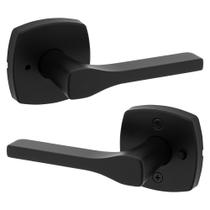 Maçaneta de porta Kwikset Tripoli Matte Black Keyless Lock