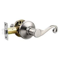 Maçaneta de Porta Lepushom de Passagem para Mão Direita em Níquel Acetinado Maçaneta de Porta Lepushom de Passagem para Mão Direita em Níquel Acetinado