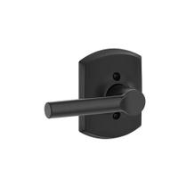 Maçaneta de porta Schlage Broadway F170 BRW 622 GRW Preto fosco