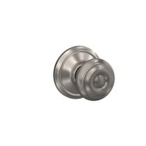 Maçaneta de porta Schlage F10 V GEO 619 de níquel acetinado