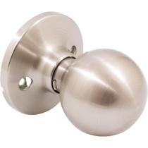 Maçaneta de porta Stone Harbor Hardware Ball Dummy Satin Nickel