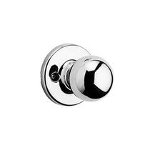 Maçaneta Dummy Kwikset Polo, puxador de um lado para armários, portas duplas francesas e despensa, acabamento cromado polido, maçaneta interna sem giro para empurrar/puxar Maçaneta Dummy Kwikset Polo, puxador de um lado para armários, portas duplas francesas e despensa, acabamento cromado polido, maçaneta interna sem giro para empurrar/puxar