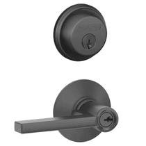 Maçaneta e fechadura SCHLAGE Latitude Matte Black Maçaneta e fechadura SCHLAGE Latitude Matte Black
