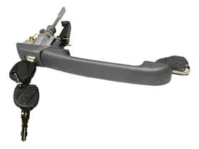 Macaneta ext dir ou esq c/ chave perfil maxion cinza gol -- Macaneta ext dir ou esq c/ chave perfil maxion cinza gol --