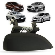 Maçaneta Externa da Porta Dianteira Traseira Renault Sandero Logan 2014 a 2020 Kwid 2016 a 2024 Duster 2019 a 2024