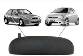 Maçaneta Externa Dianteira Direita ( Lado Passageiro ) Ford Ka 97 a 2014 Courier Fiesta Base de Metal