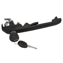Maçaneta Externa Dianteira Lado Direito Com Chave Friso Preto Vw Volkswagem Gol Voyage Santana Quantum 84 a 1996