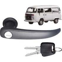 MaÇAneta Externa Meio Kombi Clipper 75 A 99 Preta Com Chave