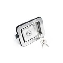 Maçaneta Externa Polído Aço Inox Bagageiros Baús ônibus F103