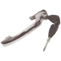 Maçaneta Externa Porta C/ Chave Zamac Família 1113 Preta F103