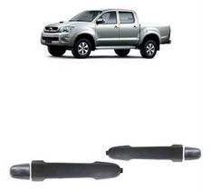 Maçaneta Externa Porta Traseira Hilux 2005 2006 2007 2008 2009 2010 2011 2012 2013 2014 2015 Preto Acabamento Texturizado