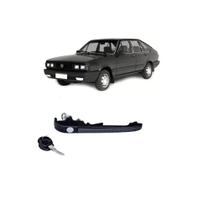 Maçaneta Externa Porta Vw Passat 77/88 Preto Com Chaves