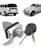 Maçaneta Fechadura Tampa Motor Cromada Fusca Kombi Maçaneta Fechadura Tampa Motor Cromada Fusca Kombi