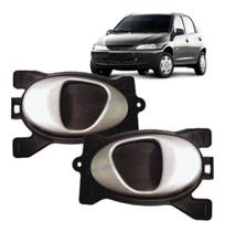 Maçaneta interna celta esquerda prata