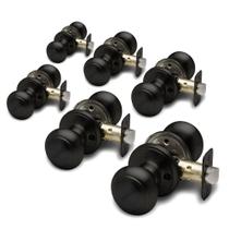 Maçaneta interna Copper Creek Passage Black Matte (pacote com 6)