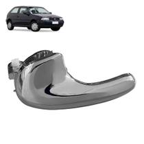 Maçaneta Interna do Gol GII GIII Parati GII Cromada Esquerda