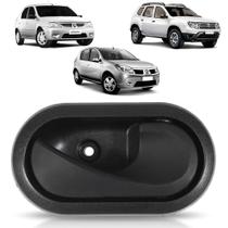 Maçaneta interna lado direito dianteira ou traseira renault sandero logan duster 2007 2008 2009 2010 2011 2012 2013