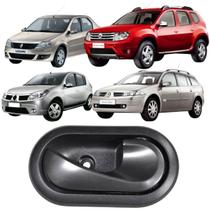 Macaneta Interna Porta Dianteira ou Traseira LD Duster Logan Megane Oroch Sandero cor Grafite