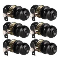 Maçaneta KNOBWELL Privacy para banheiro/quarto em preto fosco x6 Maçaneta KNOBWELL Privacy para banheiro/quarto em preto fosco x6