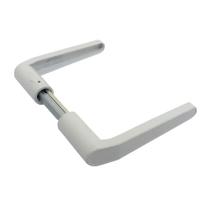 Maçaneta P/Porta Fechadura Modelo Alavanca Branca Universal