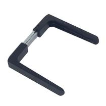 Maçaneta Para Fechadura De Porta Acabamento Preto Stam