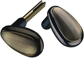 Maçaneta para fechadura porta casa escovada bola taco golf.