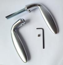 Maçaneta Para Fechadura Universal em Aço Escovado