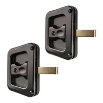Maçaneta para porta de tela de correr VCXBVD A 187, kit com 2, preta
