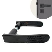 Maçaneta para Porta Preto Fosco Modelo 21 56253 Stam