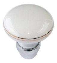 Macaneta Porcelana Linha Ouro Bola 55mm P/ Porta 18-21