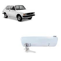 Maçaneta Porta 147 Fiorino C/ Chave Cromado Esquerdo 76 à 87