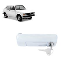 Maçaneta Porta 147 Fiorino Com Chave Cromado Direita 76 À 87