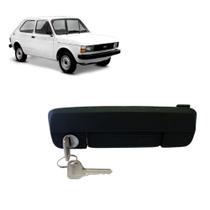 Maçaneta Porta 147 Fiorino com Chave Preta Esquerda 76 à 87