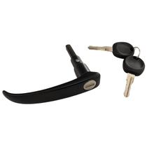 Maçaneta Porta Lateral Chave Preta Kombi Clipper 76 Até 96