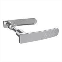 Maçaneta Reta Alavanca P/ Fechadura Diversas Stam 21 Cromado