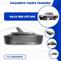 Maçaneta Tampa Caçamba Traseira Cromada Hilux 1992 até 2015 Maçaneta Tampa Caçamba Traseira Cromada Hilux 1992 até 2015