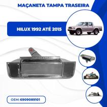 Maçaneta Tampa Caçamba Traseira Cromada Hilux 1992 Até 2015 Maçaneta Tampa Caçamba Traseira Cromada Hilux 1992 Até 2015