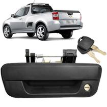 Maçaneta Tampa Porta Traseira Montana Com Chave Gm Montana Chevrolet 2004 05 06 07 Até 2016