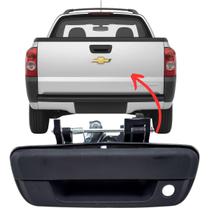 Maçaneta Tampa Traseira Montana Com furo Puxador Caçamba Gm Montana 2003 04 05 06 07 Até 2016