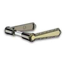 Maçaneta Veneza Colonial 65mm Reta Escovado Soprano