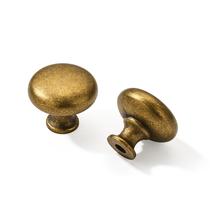 Maçanetas de gabinete de latão antigas khtumeware, pacote com 20, 3,2 cm