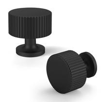 Maçanetas de gabinete FAPUAL Matte Black 28mm Round Pulls Maçanetas de gabinete FAPUAL Matte Black 28mm Round Pulls