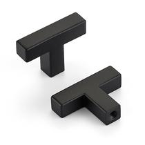 Maçanetas de gabinete HOME EDIT: preto fosco, pacote de 5 cm, 10 em aço inoxidável